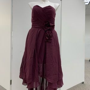 Xl halter dress. Never worn zip up back Burgundy